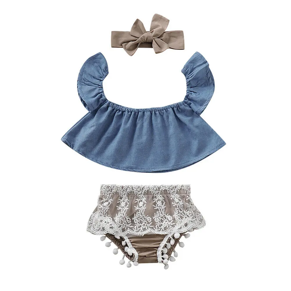 Летние комплекты одежды для маленьких девочек от 0 до 18 месяцев футболка из