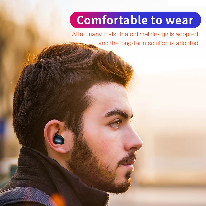 CBAOOO T2S TWS мини беспроводные Bluetooth наушники стерео V5.0 наушники с сенсорным управлением Спортивная гарнитура с микрофоном наушники для зарядки