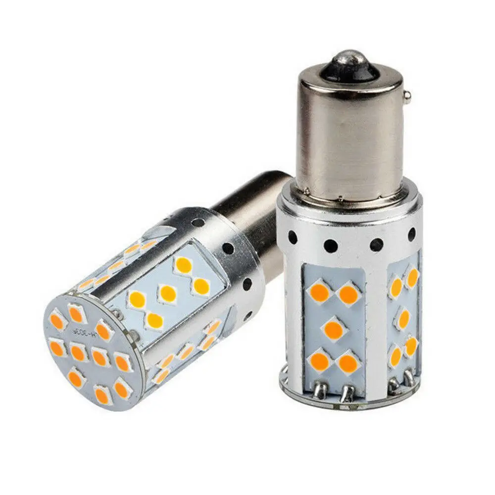

Turn Signal Light Canbus Lamp Light Bulbs LED 1pcs 1156-3030 LED Bulb 35-SMD Auto Turn Signal Lights Lamp 2019 Car Accessories