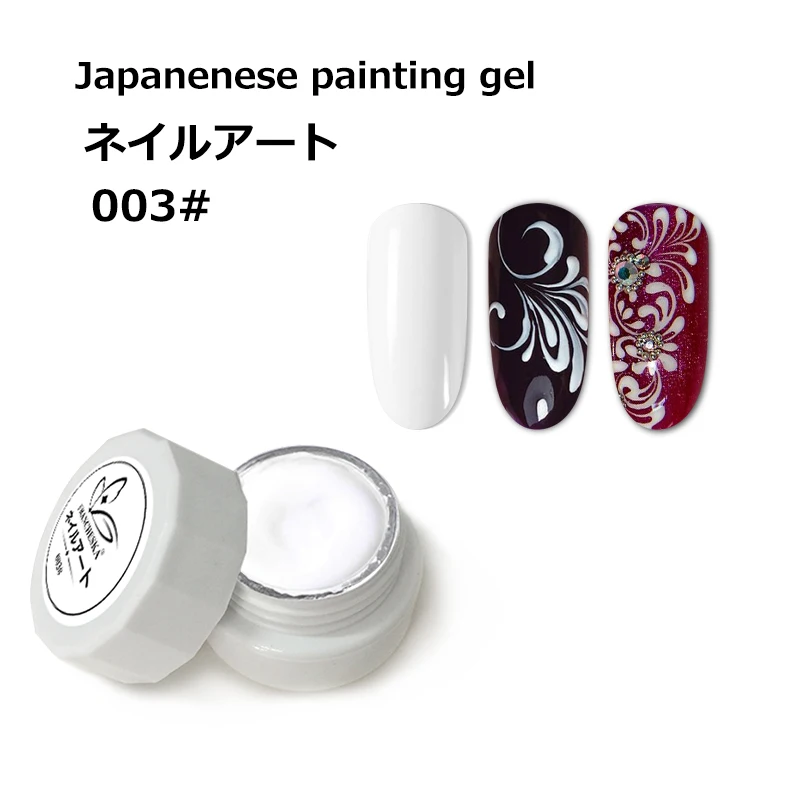 5ml painting gel 3 Francheska креативный рисунок проволоки ногтей гель точка к линии живопись гель лак вытягивание паук ногтей художественный Гель-лак для ногтей - Цвет: 5ml painting gel 3