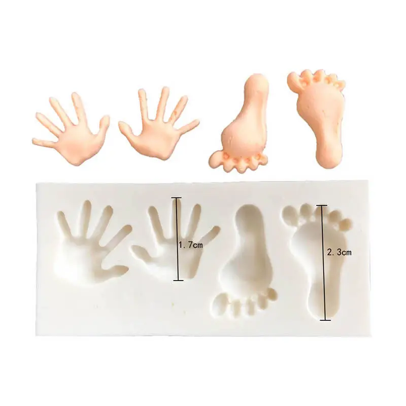 Креативная мода Новое поступление 1 шт. силиконовая форма для ног шоколада