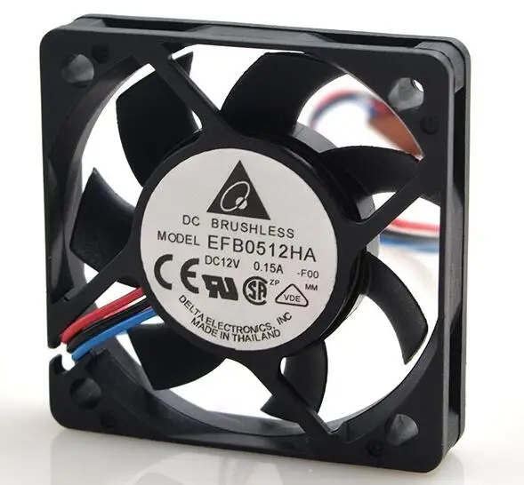 Оригинальный EFB0512HA 5010 0.15A 5 см/12 см высокая скорость вентилятора Процессор