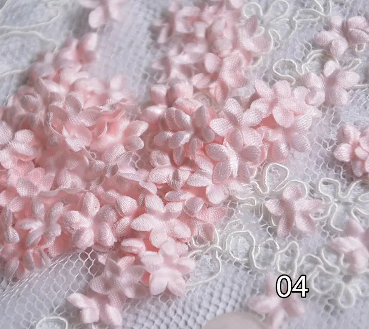 200 шт Белый Розовый DIY ручной работы 3D цветок свадебное платье ингредиенты пирографический Eugen пряжа головные уборы материалы RS1968