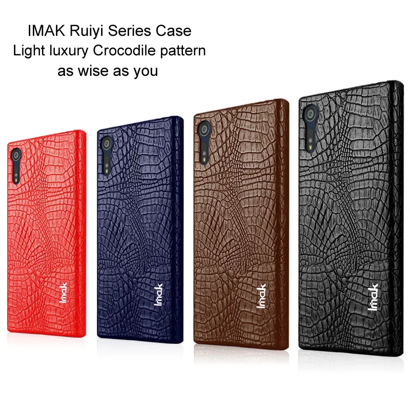 Чехол для телефона IMAK из искусственной кожи крокодила Sony Xperia XZ F8332/Sony XZs G8232|case for sony