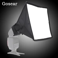 gosear 17 x 15cm foldable photography flash softbox diffuser soft box boxing for canon nikon sony pentax dslr camera accessories