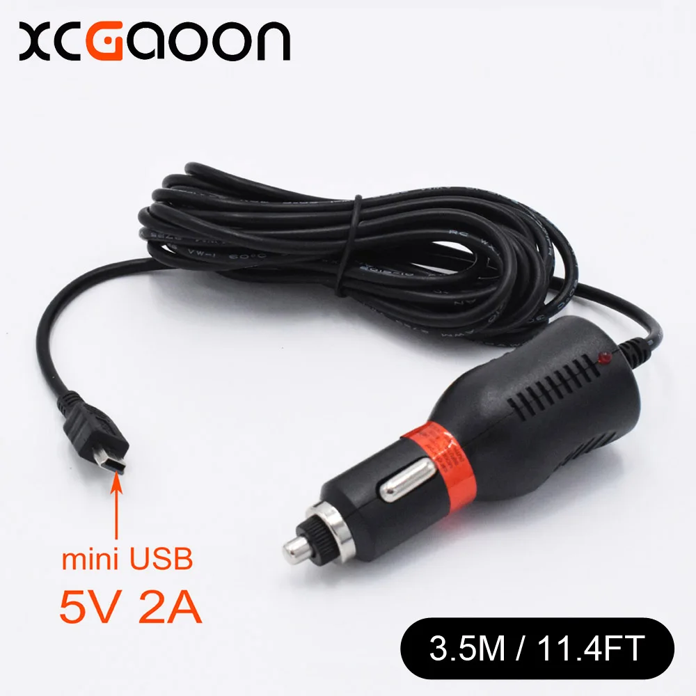 Мини Переходник USB XCGaoon 5 в 2 а для зарядки машине GPS/камеры DVR входное напряжение 12 В