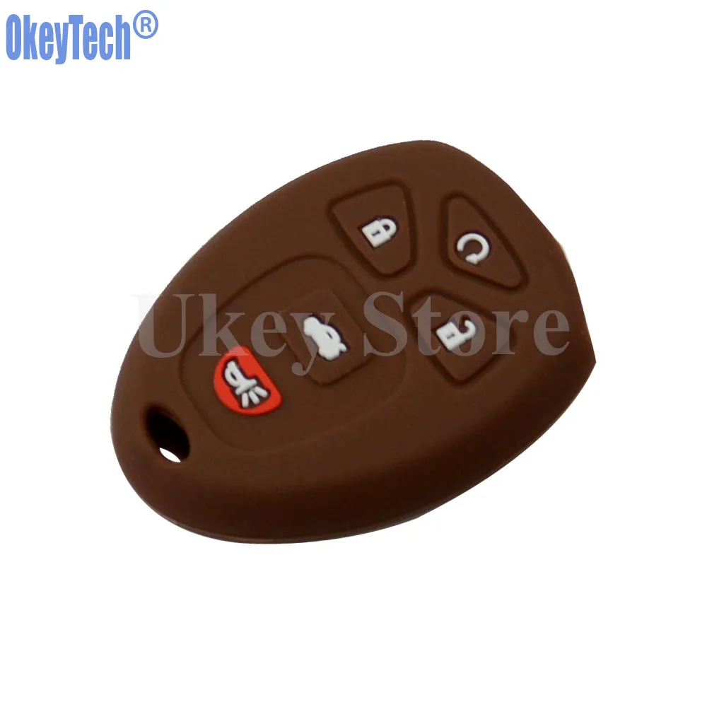 OkeyTech 5 кнопок автомобильный Стайлинг силиконовый брелок для дистанционного
