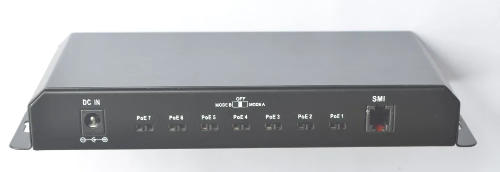 8-портовый неуправляемый гигабитный коммутатор Ethernet PoE для устройств 802.3af/24В с 24v60w