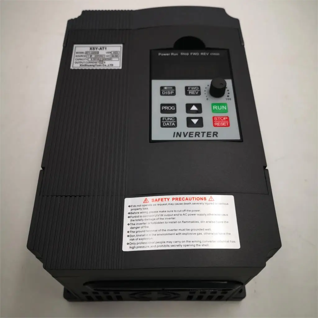 2.2KW 220V VFD инвертор Freqency конвертер 2.2KW 3HP однофазный инвертор переменной частоты Инвертор VFD скорость двигателя ШИМ контроль - Цвет: 2.2KW 220V