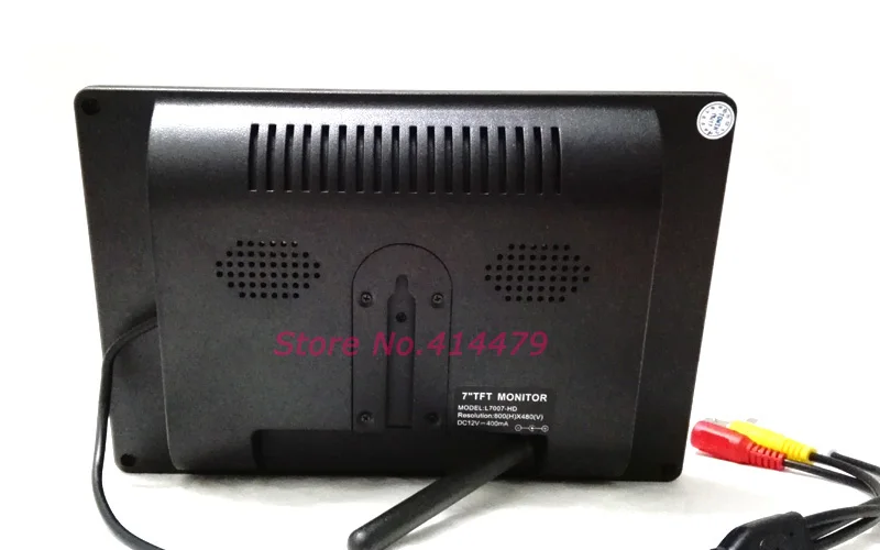 7 дюймов TFT CCTV lcd монитор BNC AV видео вход для автомобиля монитор или монитор камеры безопасности