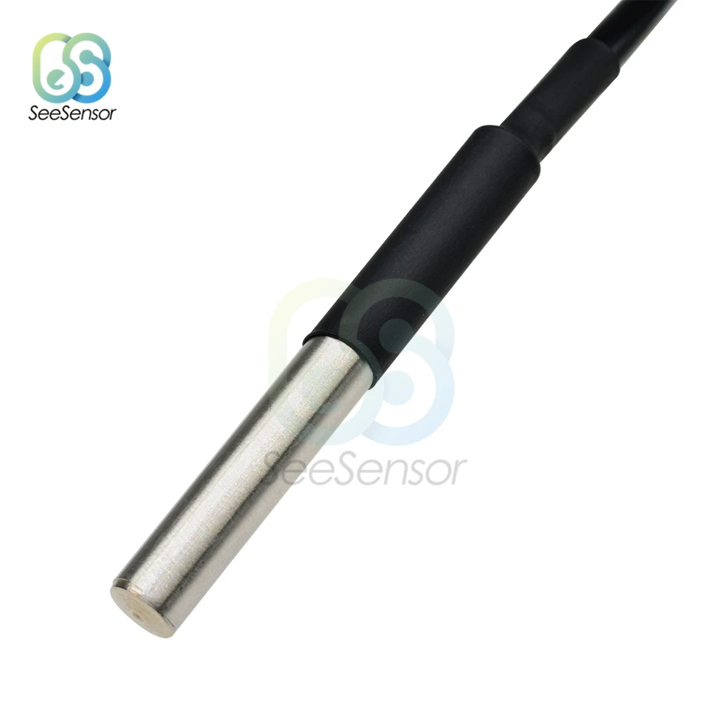 Цифровой термометр DS18B20 водонепроницаемый датчик температуры из нержавеющей