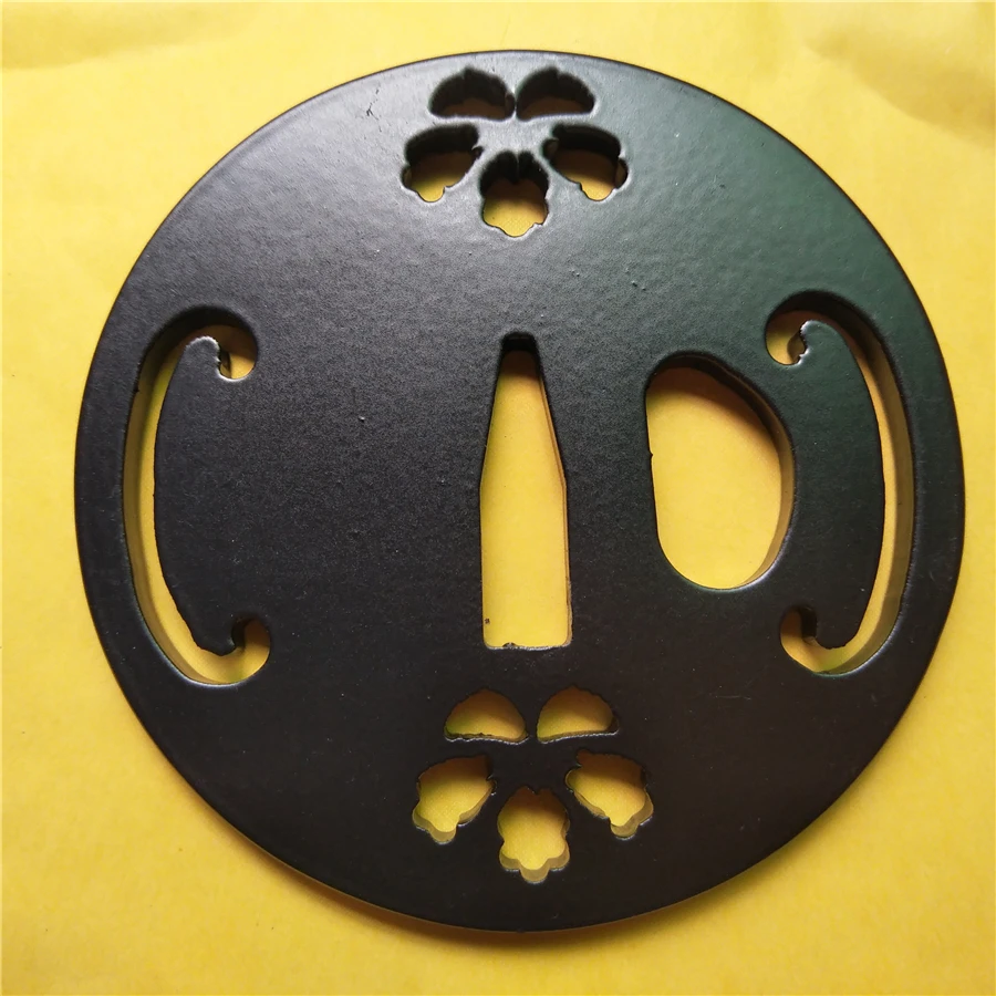 Новый железный стальной Tsuba защитный фитинг для японского самурайский меч катана