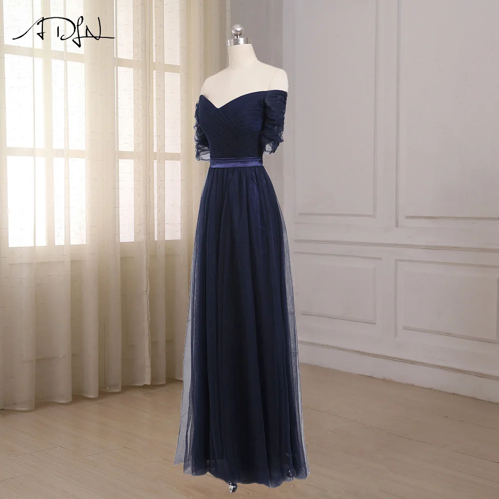 ADLN/недорогие платья подружки невесты с открытыми плечами платье из тюля