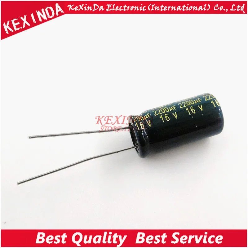 2200 мкФ 16 В 2200UF16V 105C радиальный электролитический конденсатор 10*20 мм 100 шт./лот