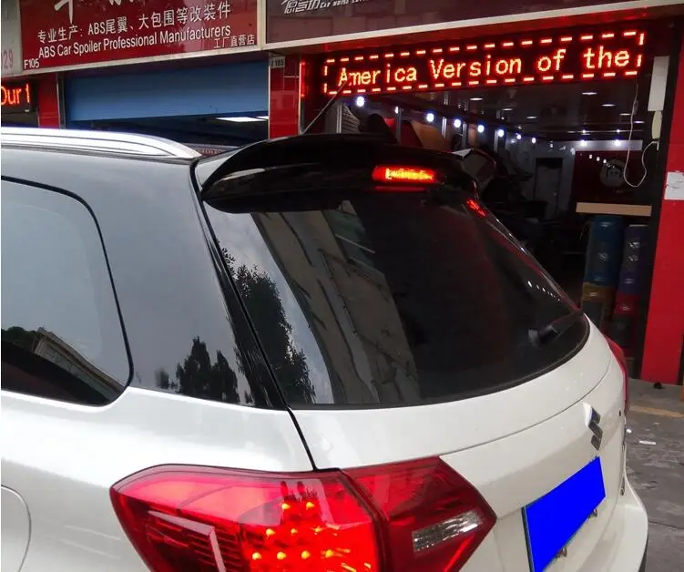 Новый краски заднего крыла багажник спойлер для 16 17 18 Suzuki Vitara 2016 2018 2017 быстро EMS |
