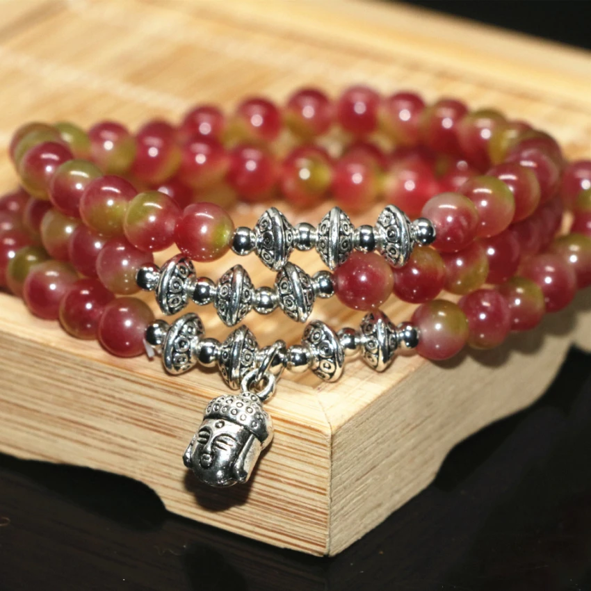 Новое поступление высокое качество многослойные браслеты многоцветный 6 мм