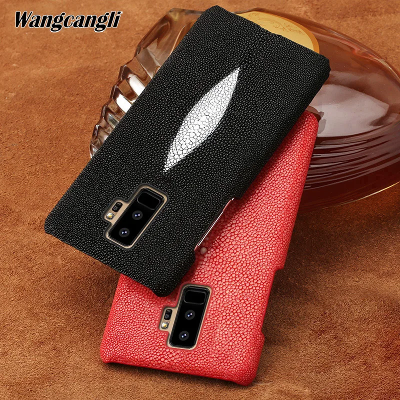 pearl half-pack mobile phone case For Samsung galaxy S9 Custom leather S8 | Мобильные телефоны и аксессуары