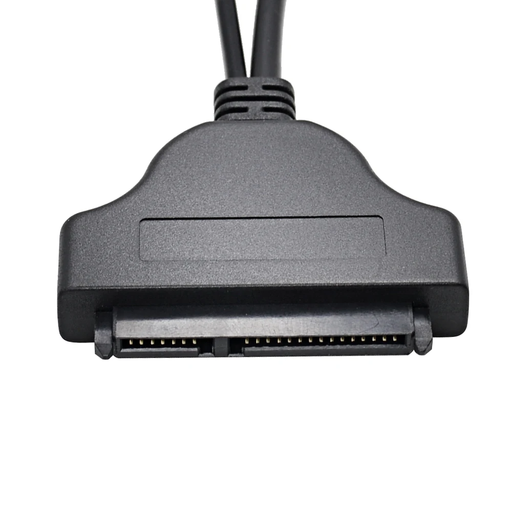 CHIPAL USB 3.0 to 7 + 15 22Pin SATA Cable Adapter External 2.0 Power Supply for 2.5 Inch SSD HDD Hard Disk Drive |