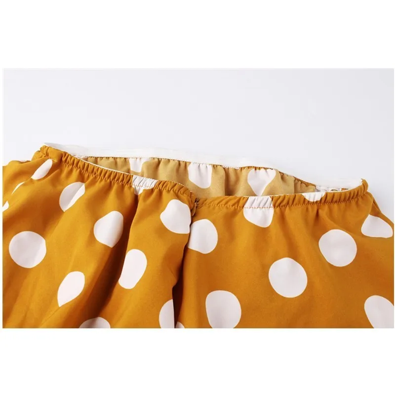 В горошек пляжные платья Несимметричное Длинное Платье женское сексуальное