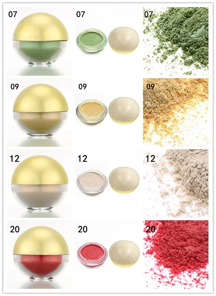 Новое поступление цветные Перламутровые тени для век пудра пигментный