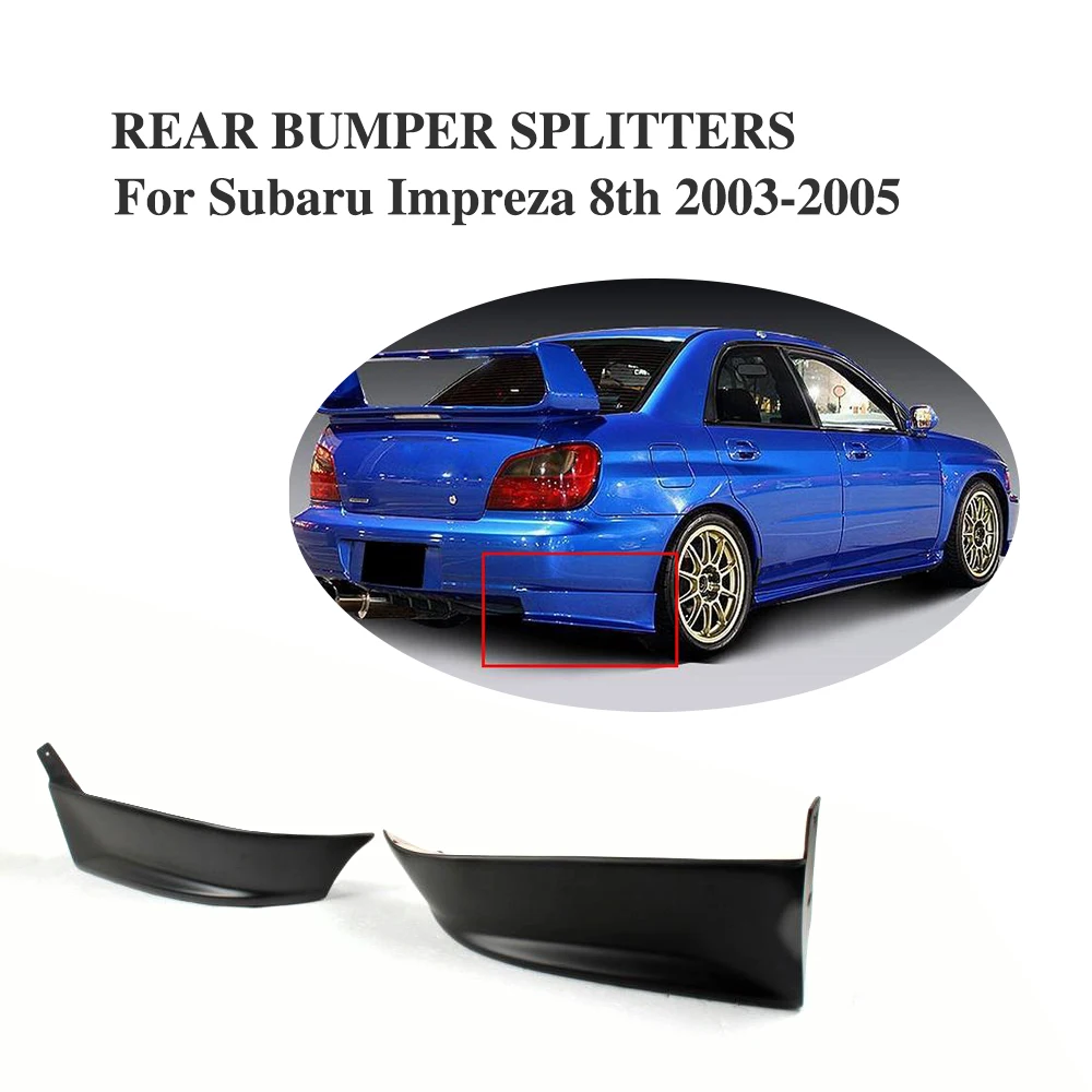 Разветвители для заднего бампера закрылки Cupwings подходят Subaru Impreza 8 2003-2005