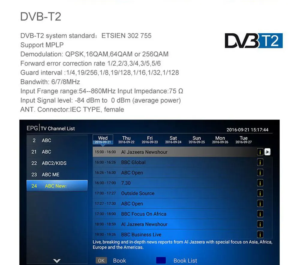 Mecool KI PRO 2 ГБ/16 ГБ DVB-T2 DVB-S2 DVB-C Android 7,1 ТВ приставка Amlogic S905D двойной wifi HD спутниковый ресивер Поддержка Cline IP tv