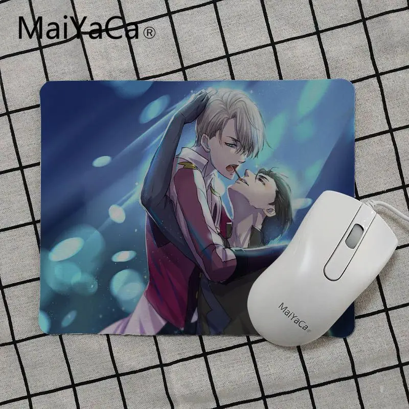 MaiYaCa Yuri on Ice Резиновая мышь в стиле аниме прочный Настольный коврик для мыши