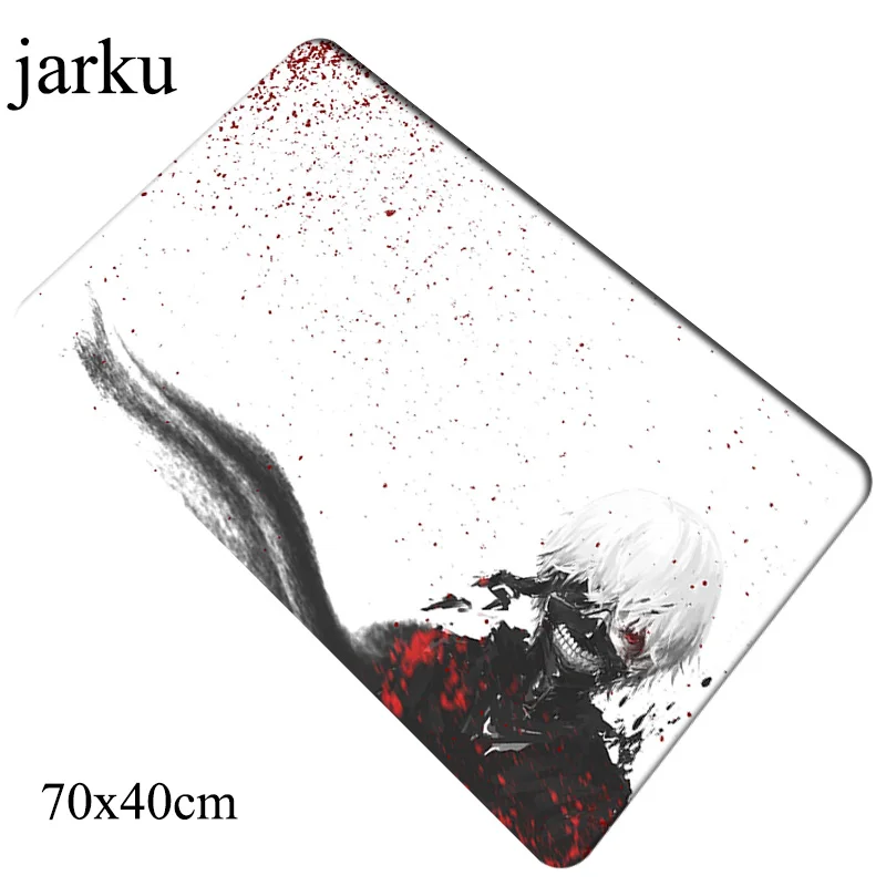 Size 700x400x3mm Коврик для мыши с изображением Токийского Гуля 700x400x3 мм подарок для мальчика компьютерный коврик для мыши геймерский геймпад геймерский Ноутбук игровой коврик для мыши Настольный коврик офисная мышь - Цвет: Size 700x400x3mm