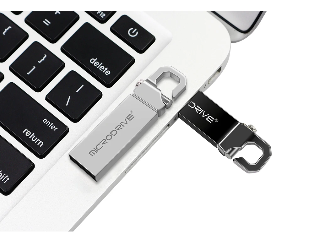 Металлический usb флеш-накопитель с крючком, реальная емкость, USB 2,0, флеш-накопитель, 16 ГБ, 32 ГБ, 64 ГБ, супер тонкий флеш-накопитель, водонепроницаемая usb-флешка, u-диск