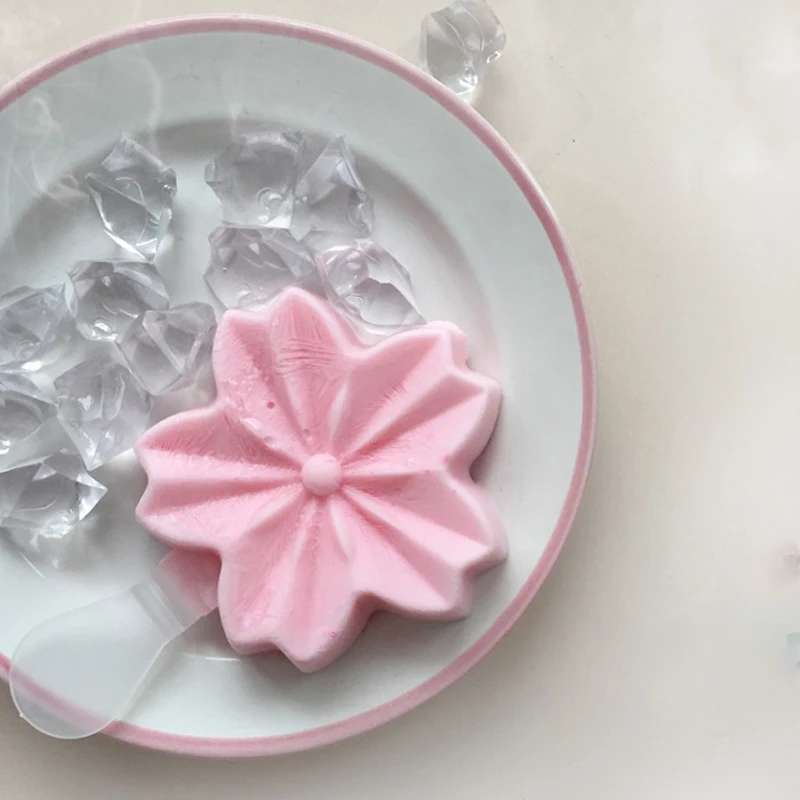 2 слота набор Сакура вишня цветок форма мороженое эскимо чайник формы лоток