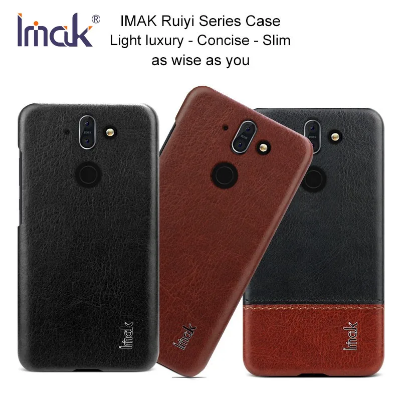 IMAK for Nokia 8 Sirocco Case Cover PU Leather + PC Luxury Phone 5.5&quotfor Funda Protective Shield Shockproof |