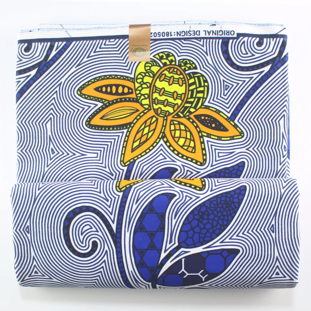 Дашики Африканский Воск необычный узор Высокое качество настоящая ткань