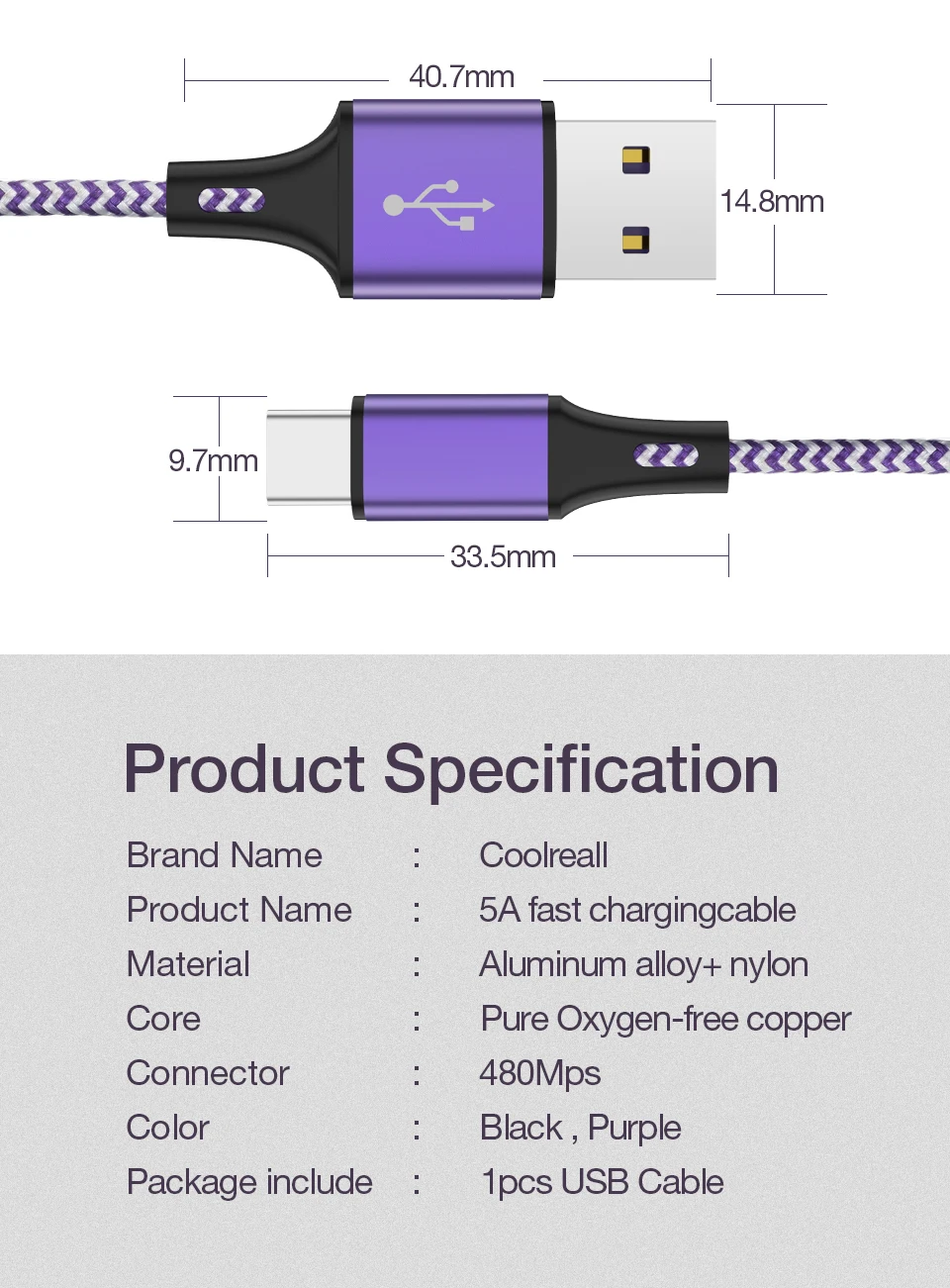 Posugear боковой кабель для быстрой зарядки USB C type C line 5A для huawei P20 huawei Lite Pro USB зарядный кабель для samsung S9 8 plus note 9