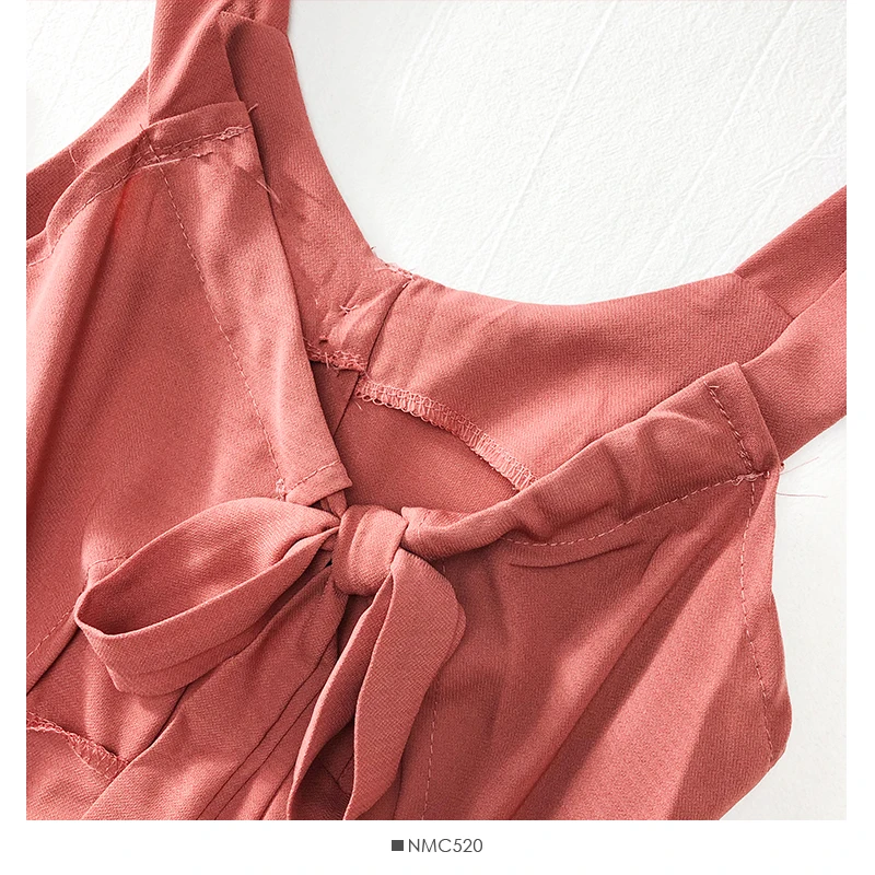 SKOONHEID женское хлопковое длинное льняное платье однотонное ТРАПЕЦИЕВИДНОЕ