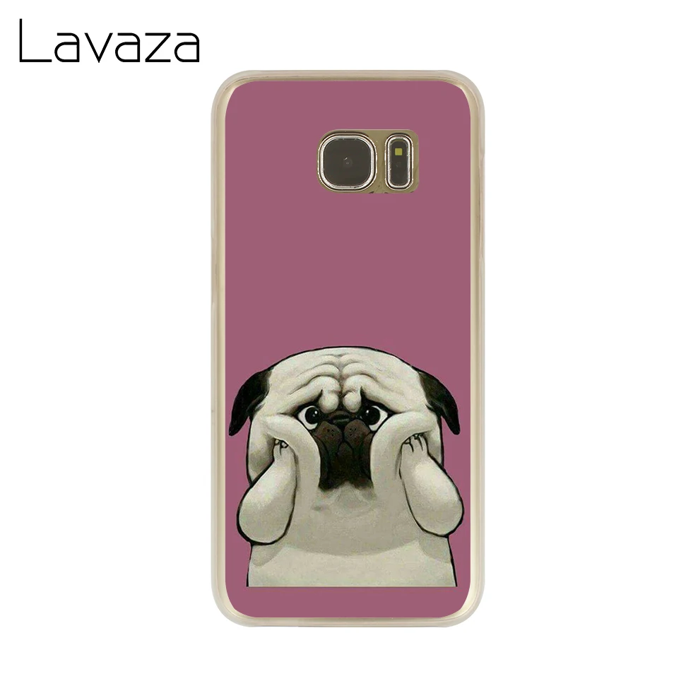 Lavaza Animal Cute Pug Dog Case for Samsung Galaxy S10 S10E S9 S8 Plus S7 S6 Edge &amp Note 8 9 Phone Cover | Мобильные телефоны и