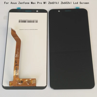 5,9" ЖК-дисплей для Asus Zenfone Max Pro M1 Zb601kl Zb602kl+ кодирующий преобразователь сенсорного экрана в сборе Zb601kl Zb602kl - Цвет: Black no frame