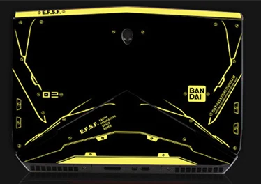 KH тетрадь наклейка для Alienware 17r4 глаз трекер 15 R3 r2 M18 чехол компьютера защитная пленка 1" 17R5 18R3 13R1R3 полное покрытие - Цвет: forest Aside