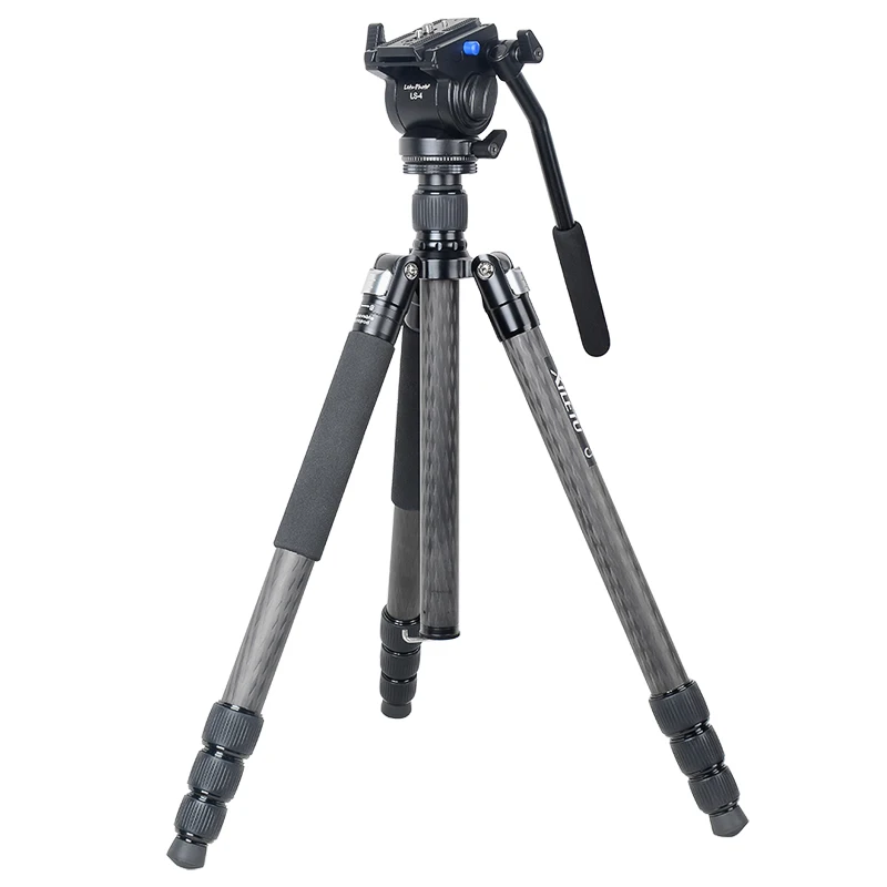 Рукоятка XILETU для видеосъемки гидравлическая головка штатива и БЫСТРОРАЗЪЕМНАЯ