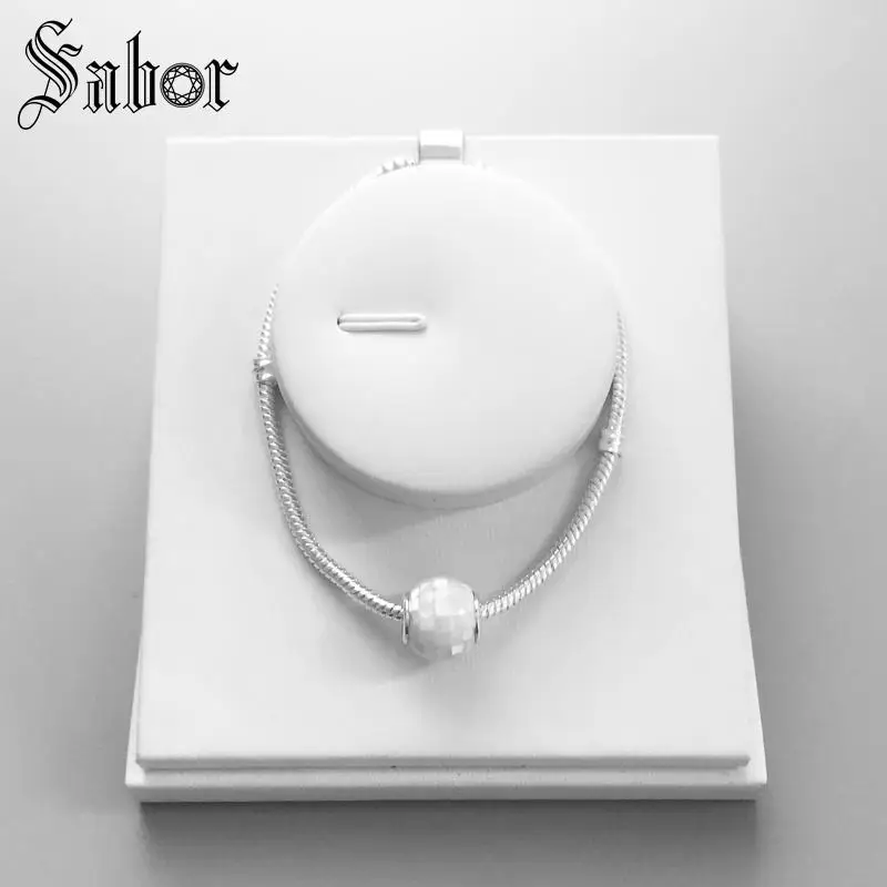 Мужские бусины сделай сам Новинка Серебряный цвет ювелирные изделия