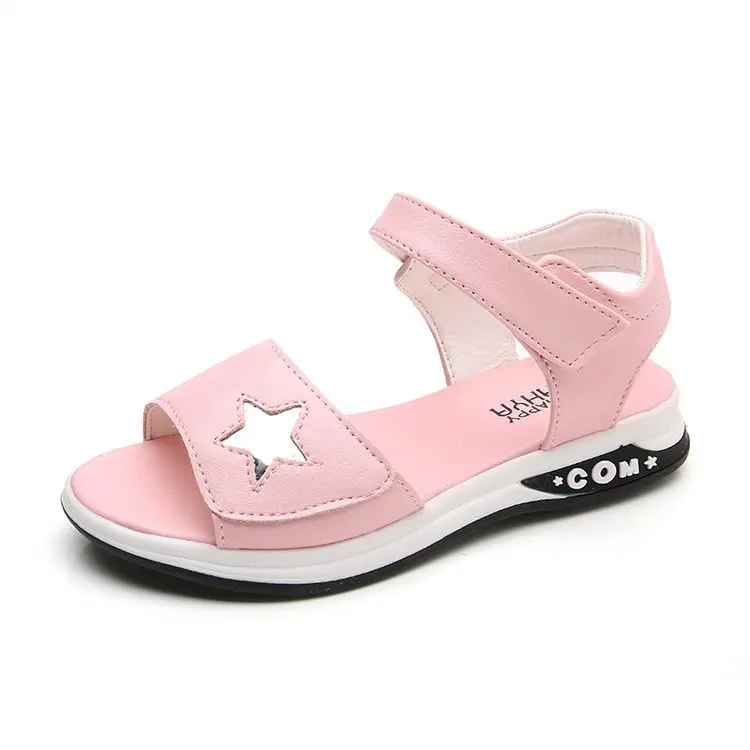 

2019 new girls sandals summer princess shoes fish mouth pupils children shoes