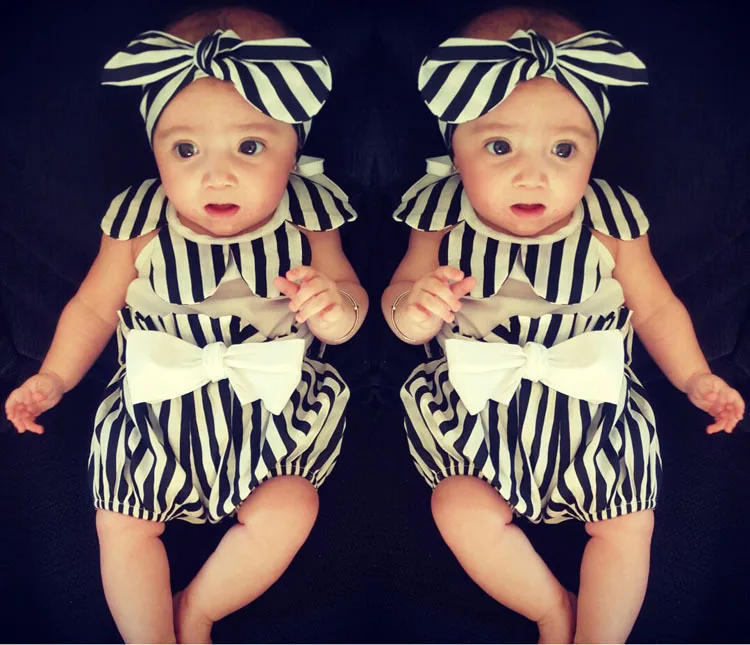 Хлопковый комплект для девочек 6 месяцев летний костюм без рукавов новорожденных