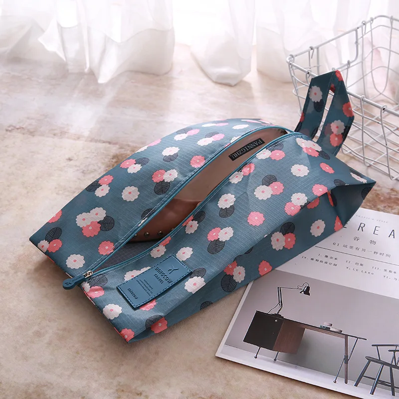 Portable Waterproof Travel Shoe Bag Nylon Storage Pouch Convenient Organizer Shoes Sorting Zipper Tote JJJSN10935 | Дом и сад
