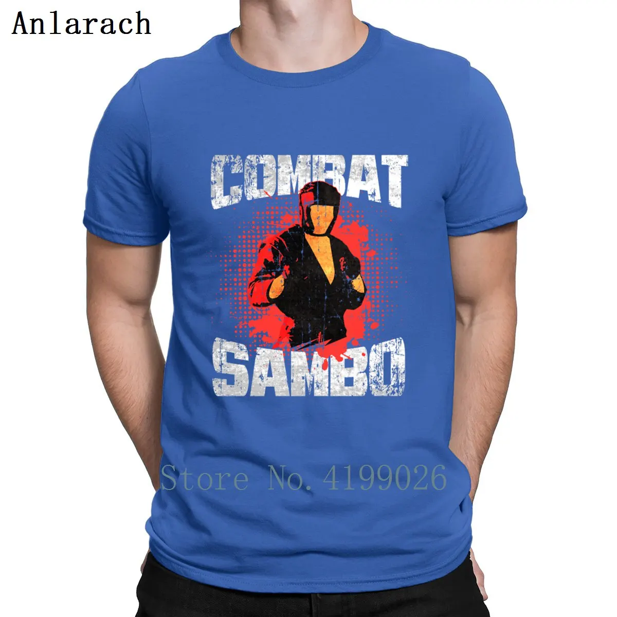 Combat Sambo Россия подарок Футболка Дизайн Повседневная Весна Осень холодный Солнечный свет круглый вырез Досуг рубашка