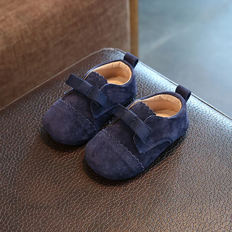 Liuliverson ~ Великолепная бантом бабочкой кожаная обувь для малышей девочек на мягкой