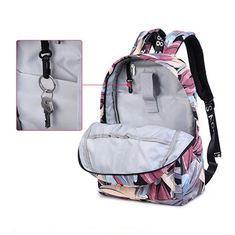 Женские рюкзаки для девочек подростков с принтом школьные сумки путешествий