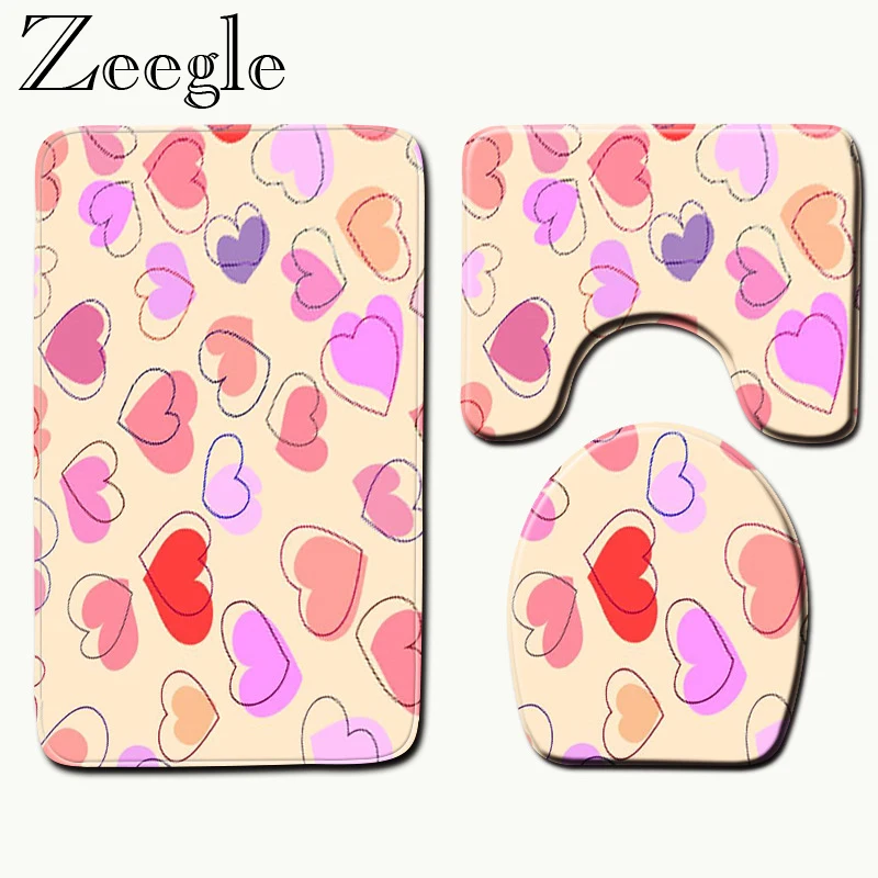 

Zeegle Cartoon Bath Mat for Bathroom Capret Non Slip Shower Room Foot Mat Toilet Bath Rugs Memory Foam Bathroom Mat