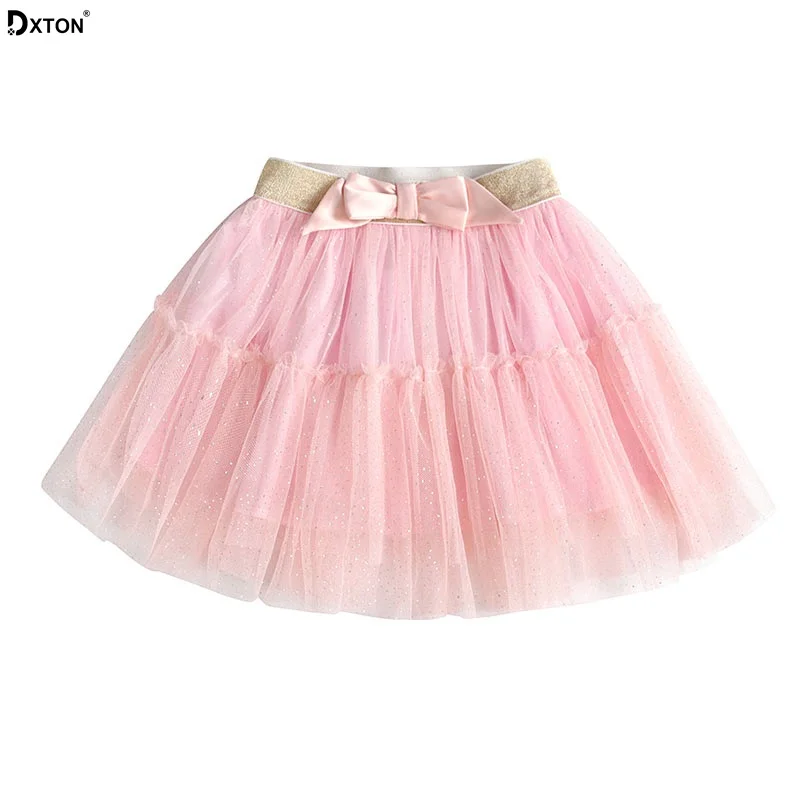 Dxton/юбка пачка для девочек вечерние танцевальные балетные юбки принцессы с