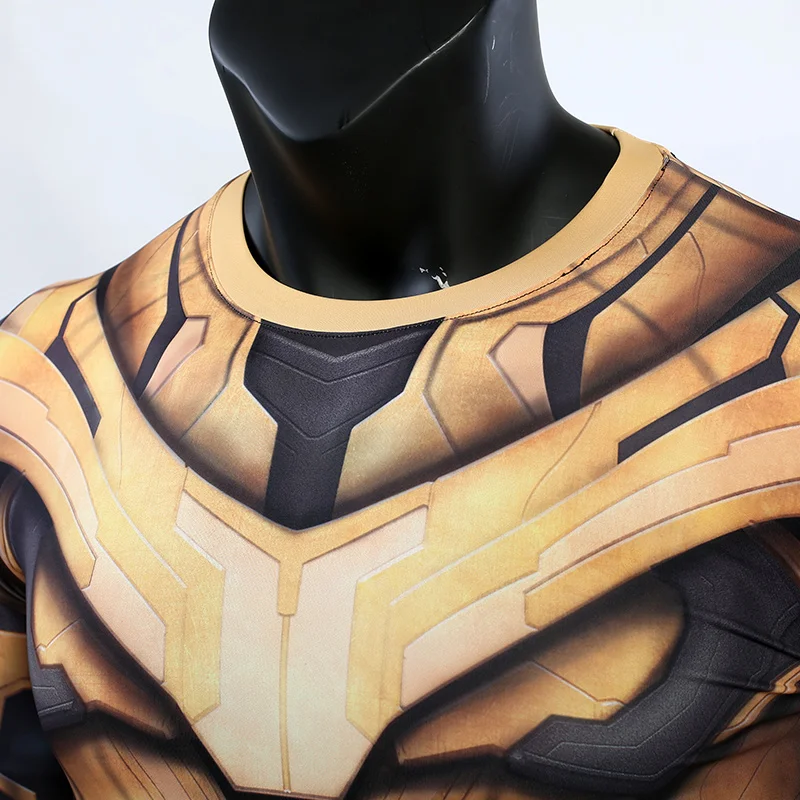 Thanos 3D печатных футболки для мужчин Мстители 4 эндигра компрессионная рубашка 2019