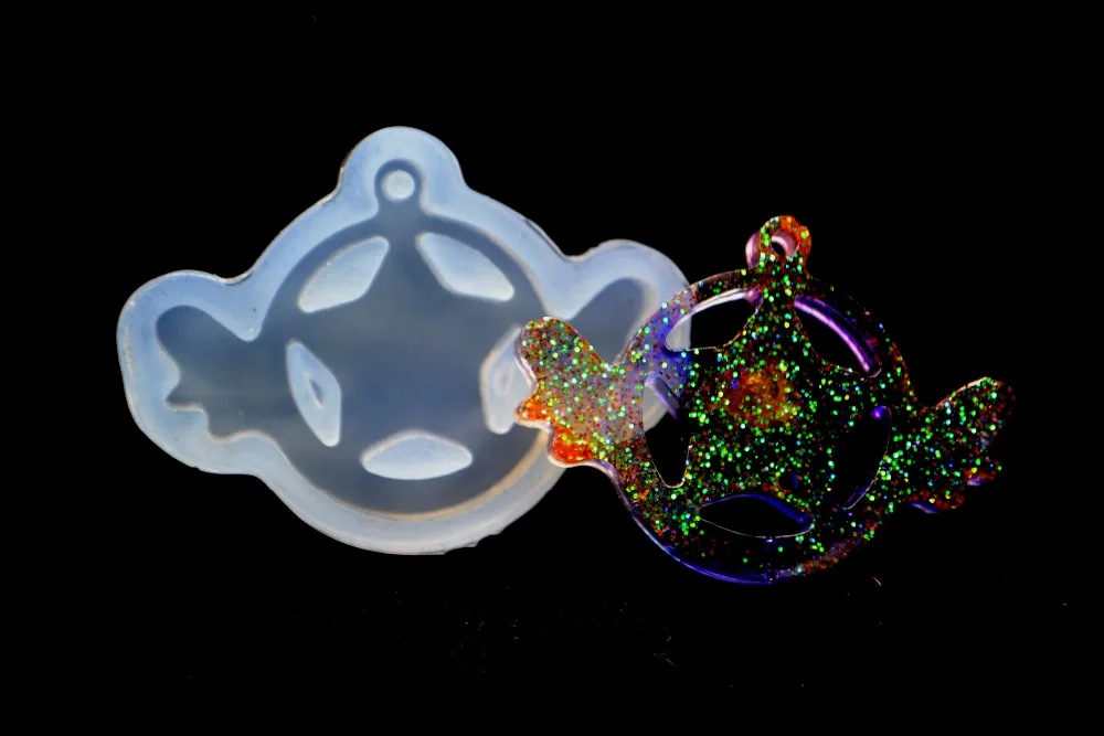 1 шт. Волшебные звезды с летающим крыльем эпоксидная УФ-силиконовая форма для