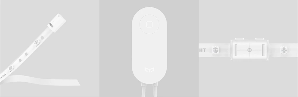 Йи светильник xiaomi светильник полосы светодиодный Красочные smart mi дома mi jia 1 м удлинитель Wi-Fi пульт дистанционного управления для Alexa помощник приложение youpin